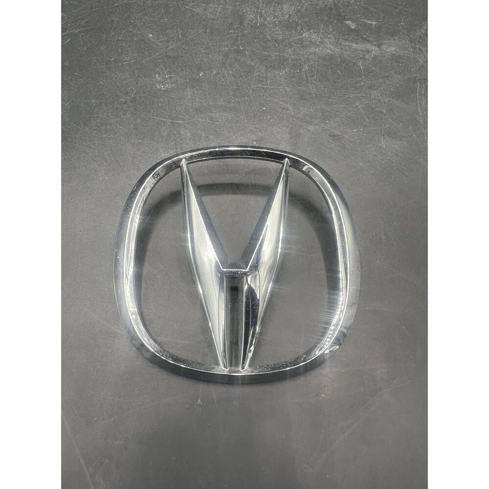 OEM 2002-2006 Acura RSX Rear Trunk Emblem Chrome Genuine Honda 75701-S6M-A000